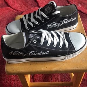 Brand new size 10. Hand stitched Harley Davidson sneakers